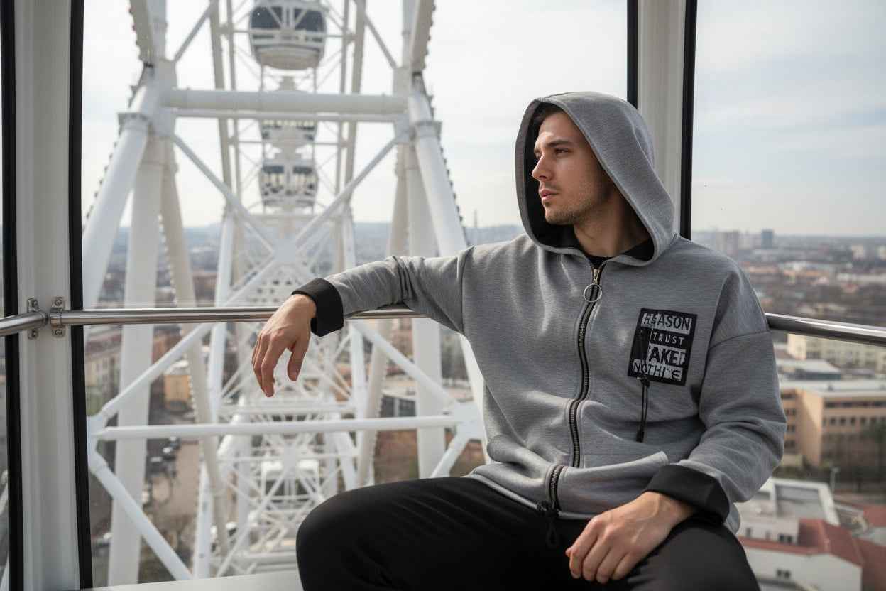 Jacke mit Charaktervoller Applikation und Kapuze - Nicky's Kleiderstuebchen