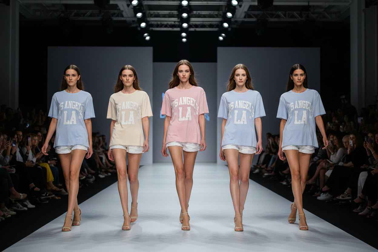T-Shirt mit LA Aufdruck – Trendiger Style für jeden Anlass - Nicky's Kleiderstuebchen