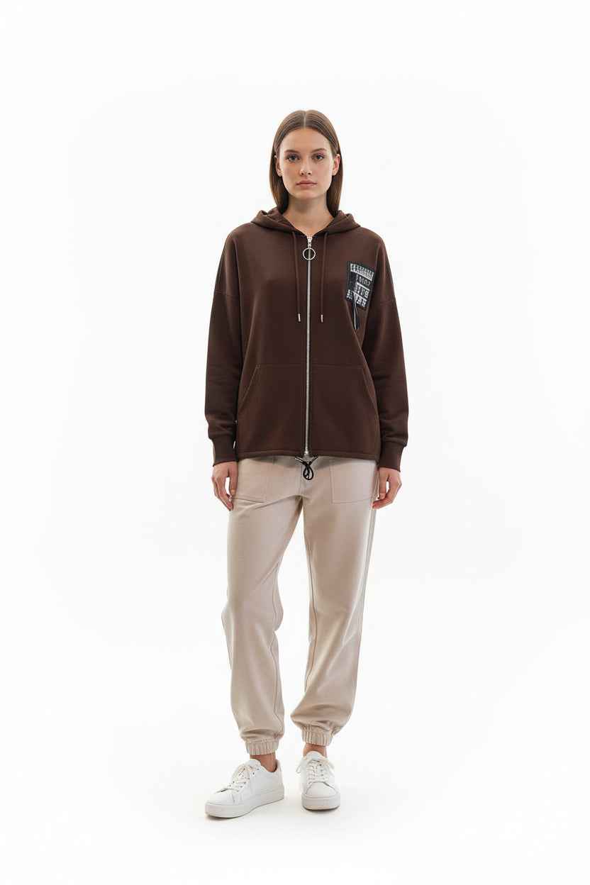 Jacke mit Charaktervoller Applikation und Kapuze - Nicky's Kleiderstuebchen