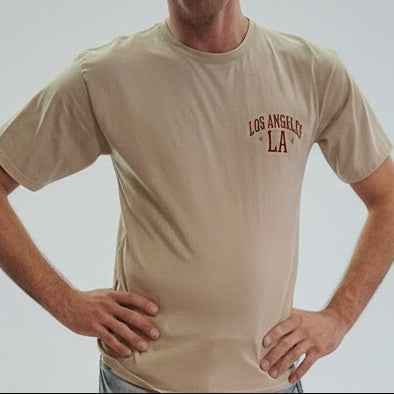 T-Shirt mit LA Aufdruck vorne und hinten – Stylisches Tshirt für jeden Anlass - Nicky's Kleiderstuebchen