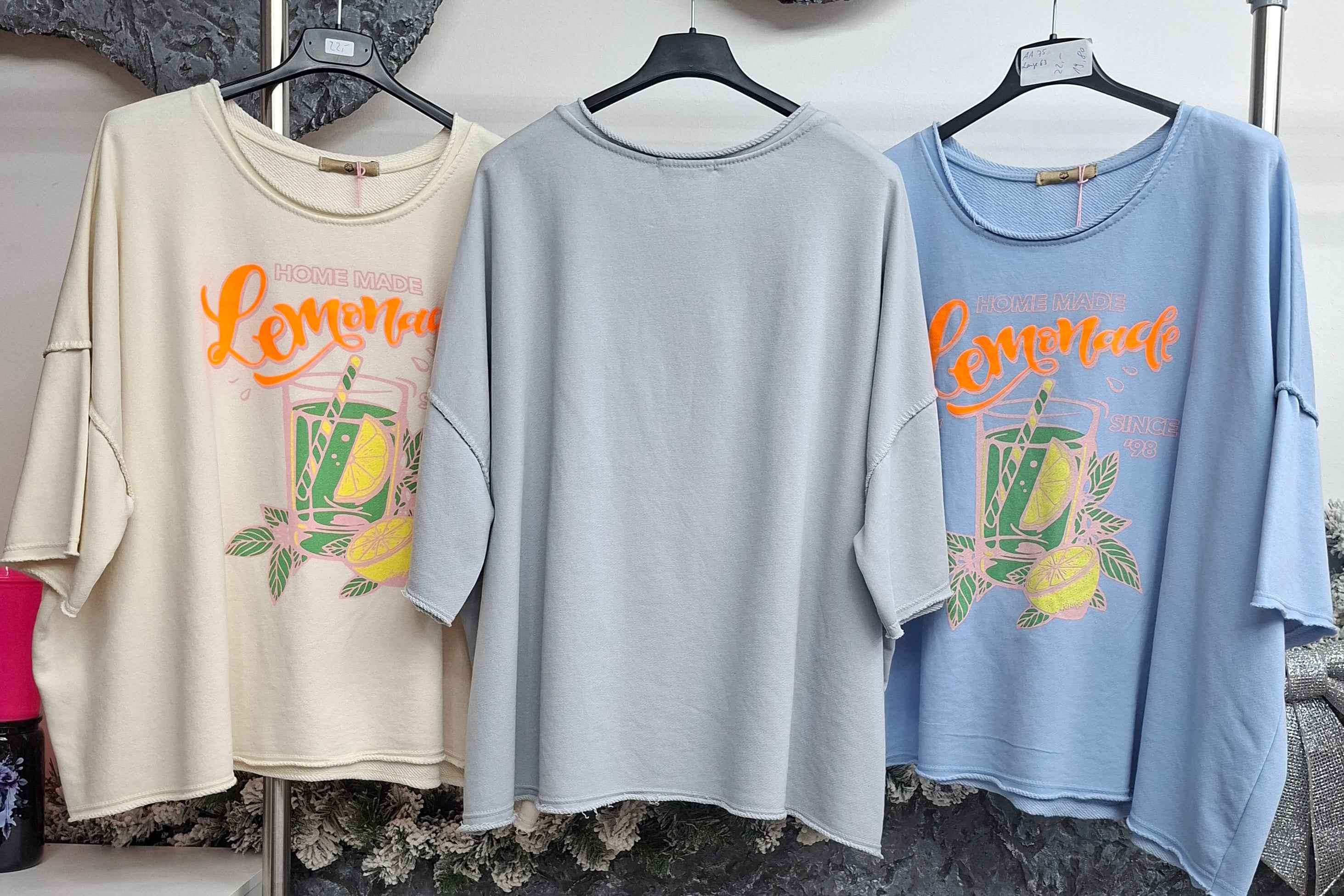 Shirt der ausgefallenen Art  mit Aufdruck Limonade - Nicky's Kleiderstuebchen