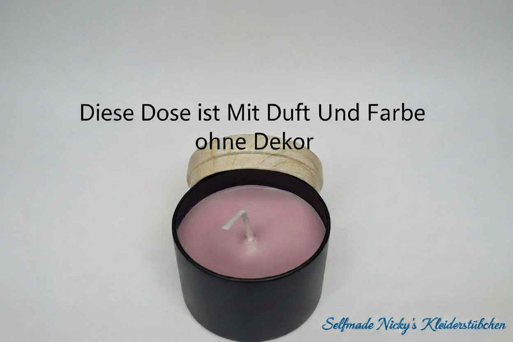 Handmade Nicky's Kleiderstuebchen  Kerzen In Dosen In Verschieden Düften - Nicky's Kleiderstuebchen
