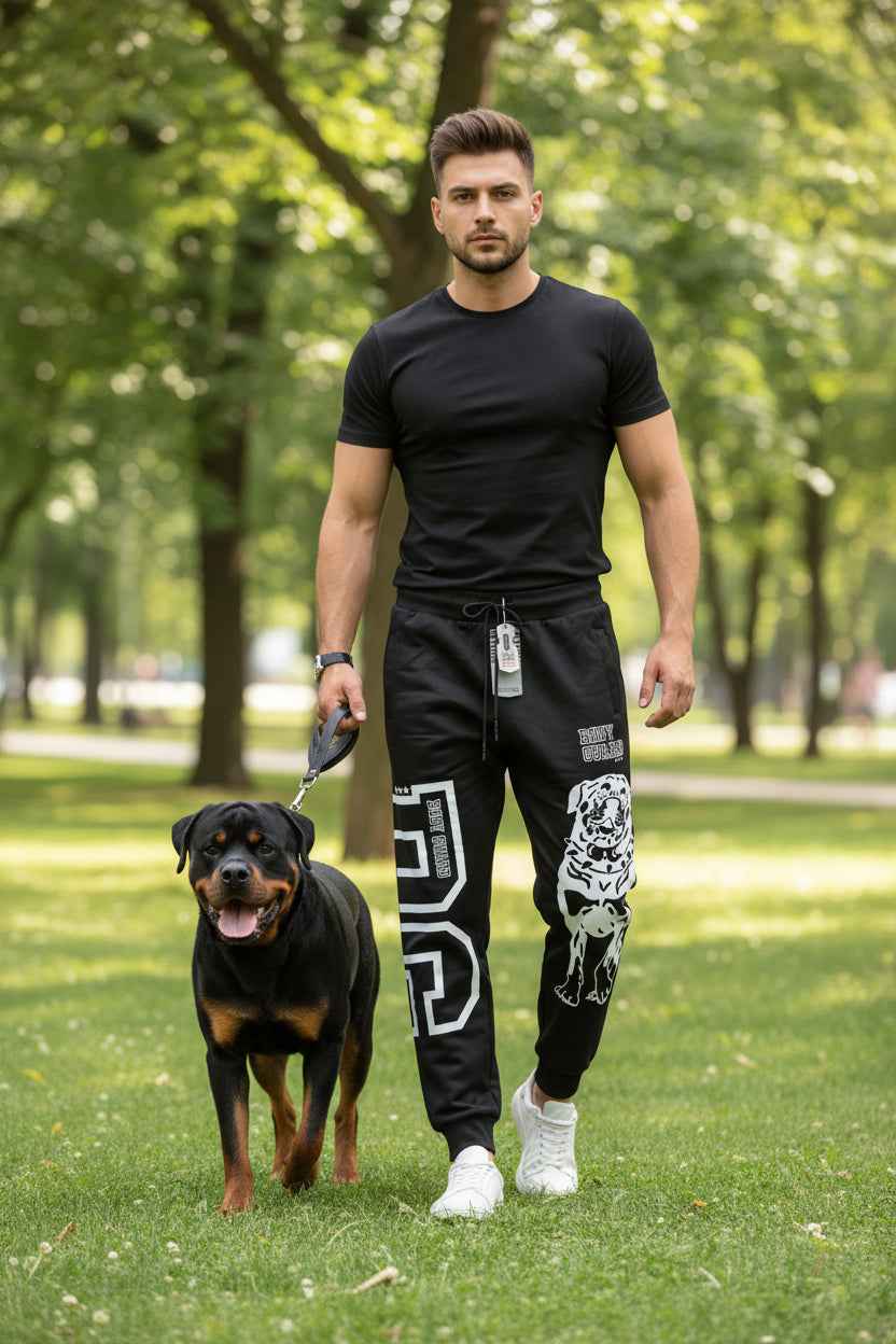 Jogginghose Rottweiler Aufdruck für Herren und Damen – Komfortabel und Stylisch - Nicky's Kleiderstuebchen