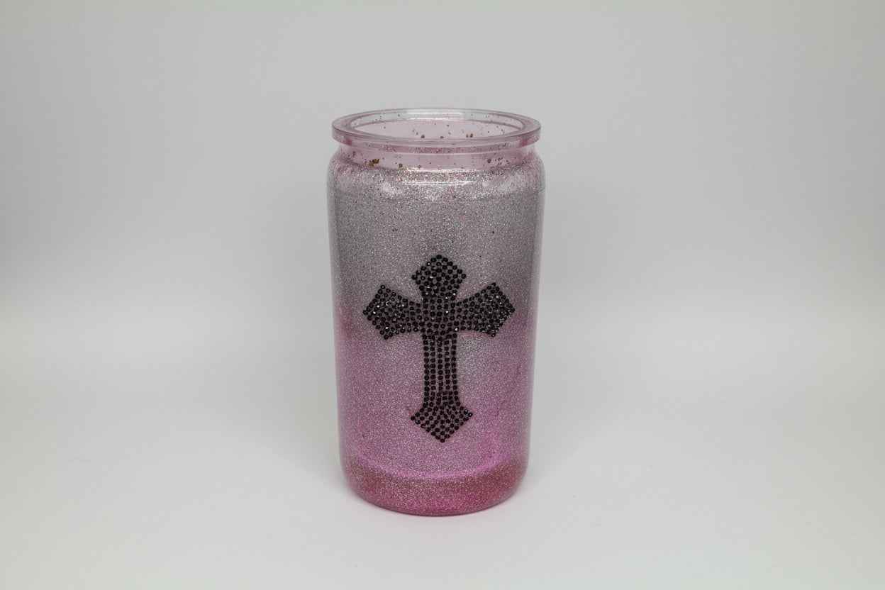 Schneekugel Becher personalisiert - Glitzerbecher Tumbler für dein individuelles Getränk - Nicky's Kleiderstuebchen