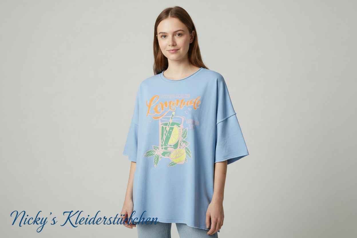 Shirt der ausgefallenen Art  mit Aufdruck Limonade - Nicky's Kleiderstuebchen