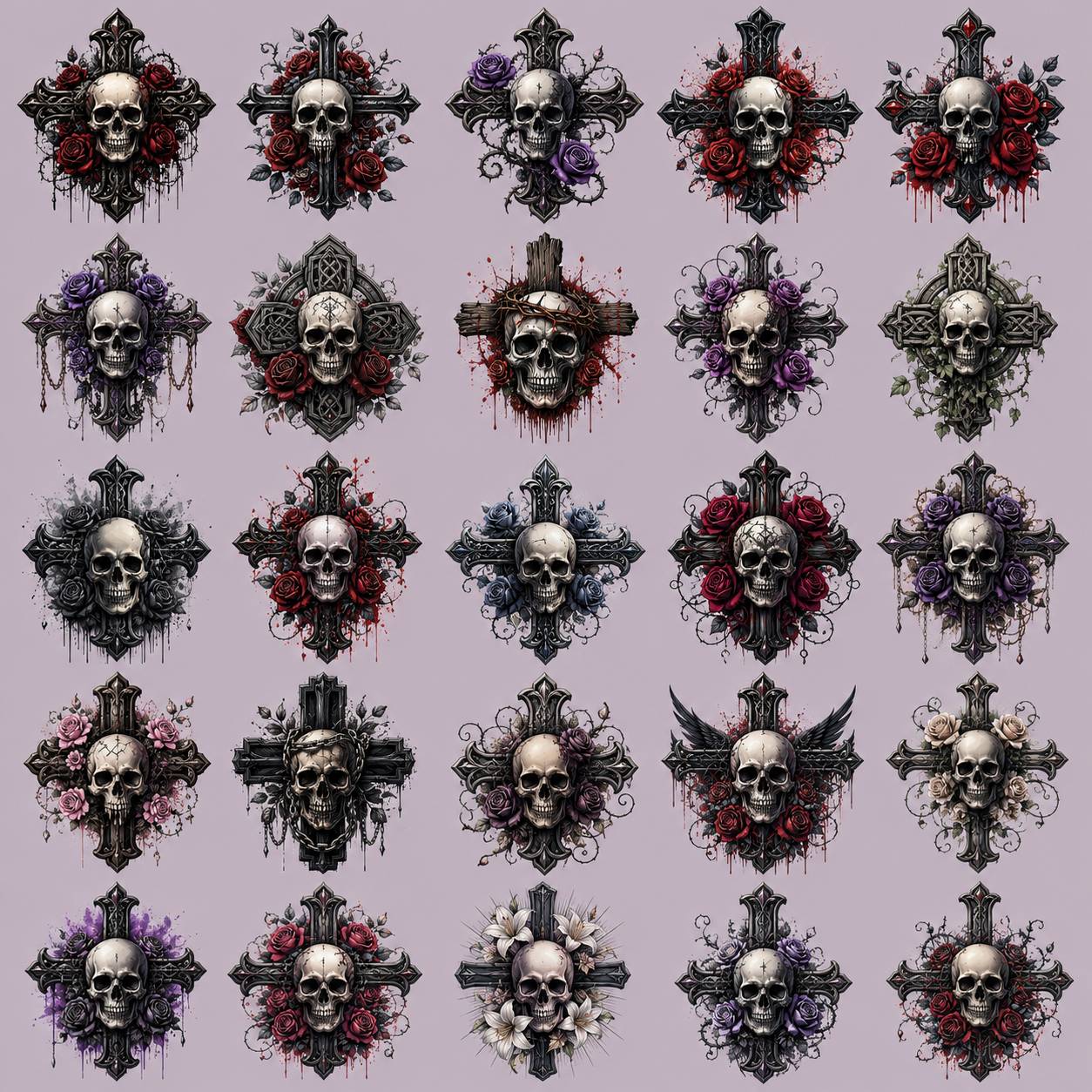 Totenkopf 💀  Bügelbilder-Katalog