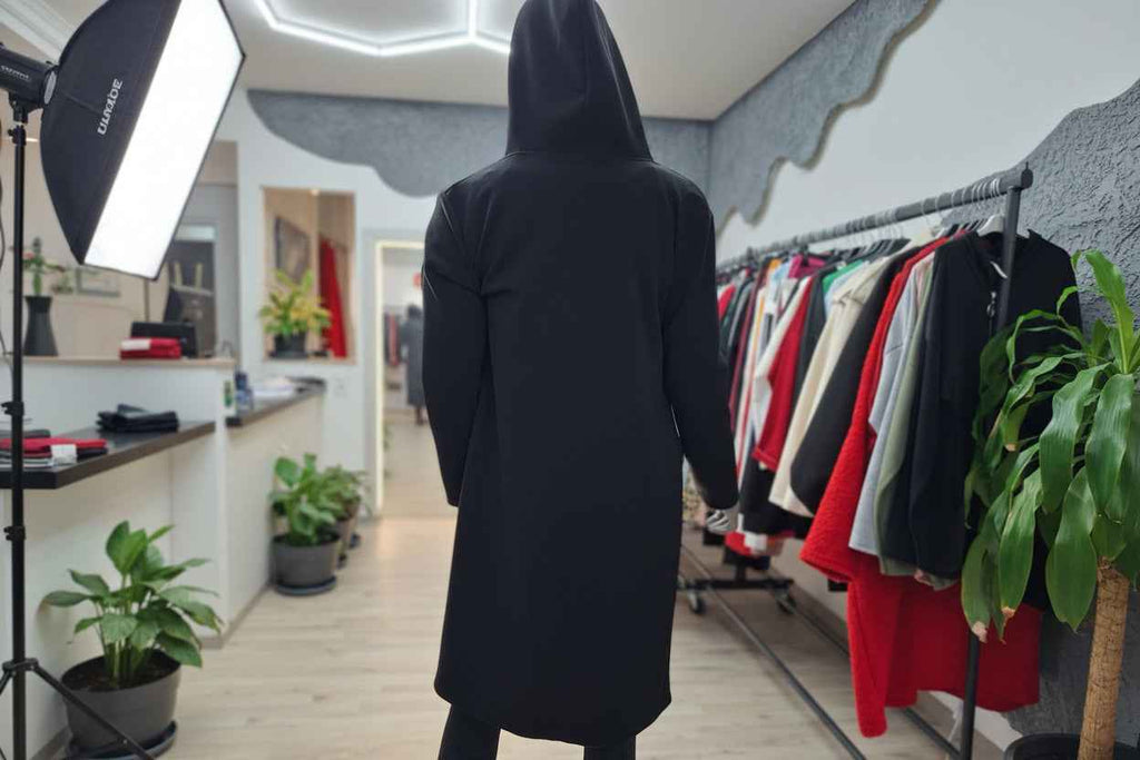Long Mantel offen zu tragen - Nicky's Kleiderstuebchen
