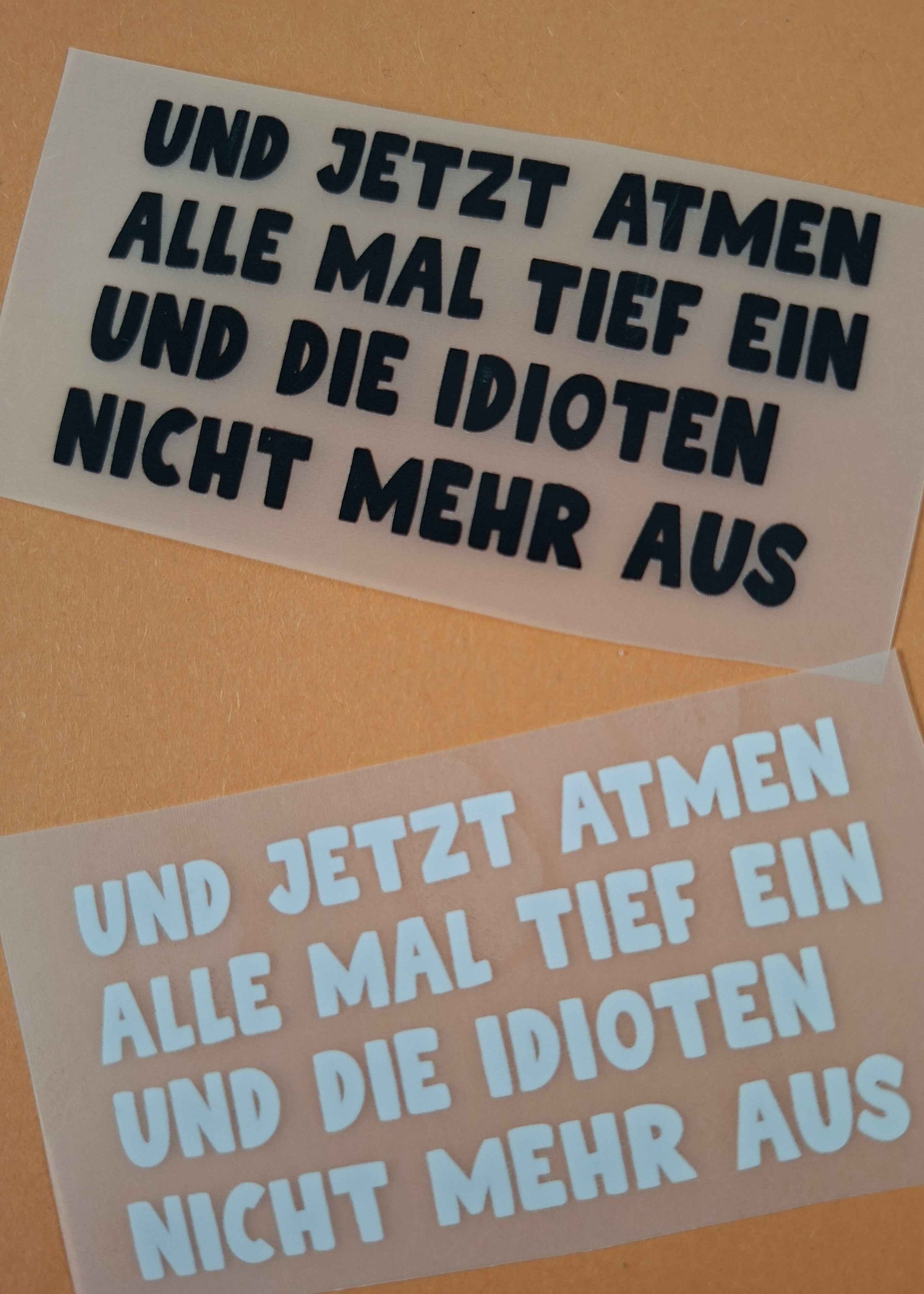 Personalisierte T-Shirts für jeden Anlass – Einzigartige Kleidung mit Bügelbildern und Sprüchen aller Art - Nicky's Kleiderstuebchen